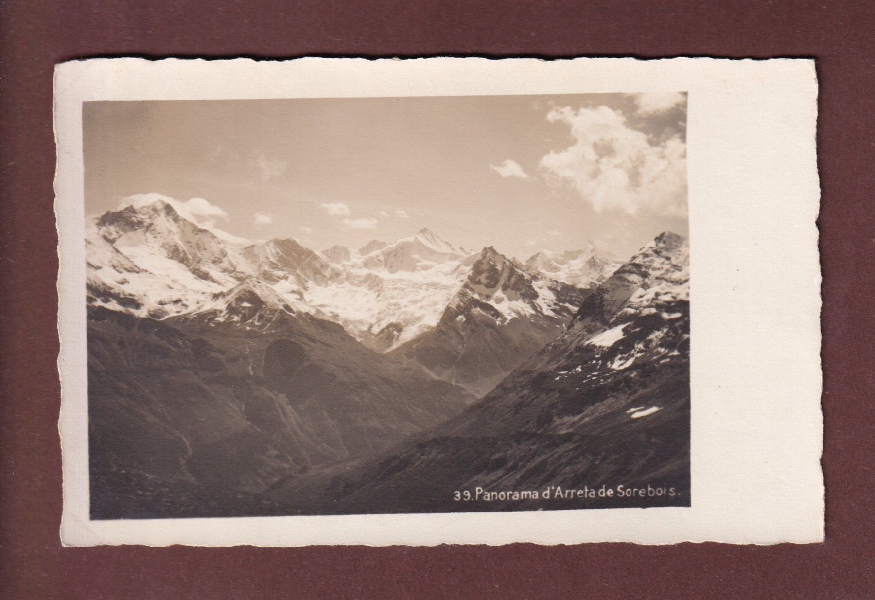 Cartoline postali: Panorama d'ARRETA DE SOREBOIS – Usato da Pully venduto da nicecards-shop