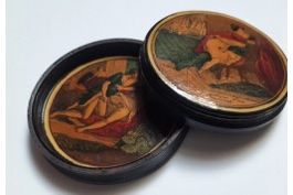 Antik Erotik Dose Schnupftabak Tabatiere