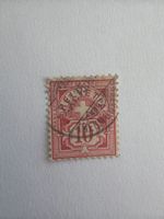 Briefmarke Schweiz 10 Rappen rot gebraucht 1901-1907