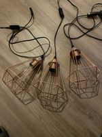 3er Set Kupfer Draht Lampen!