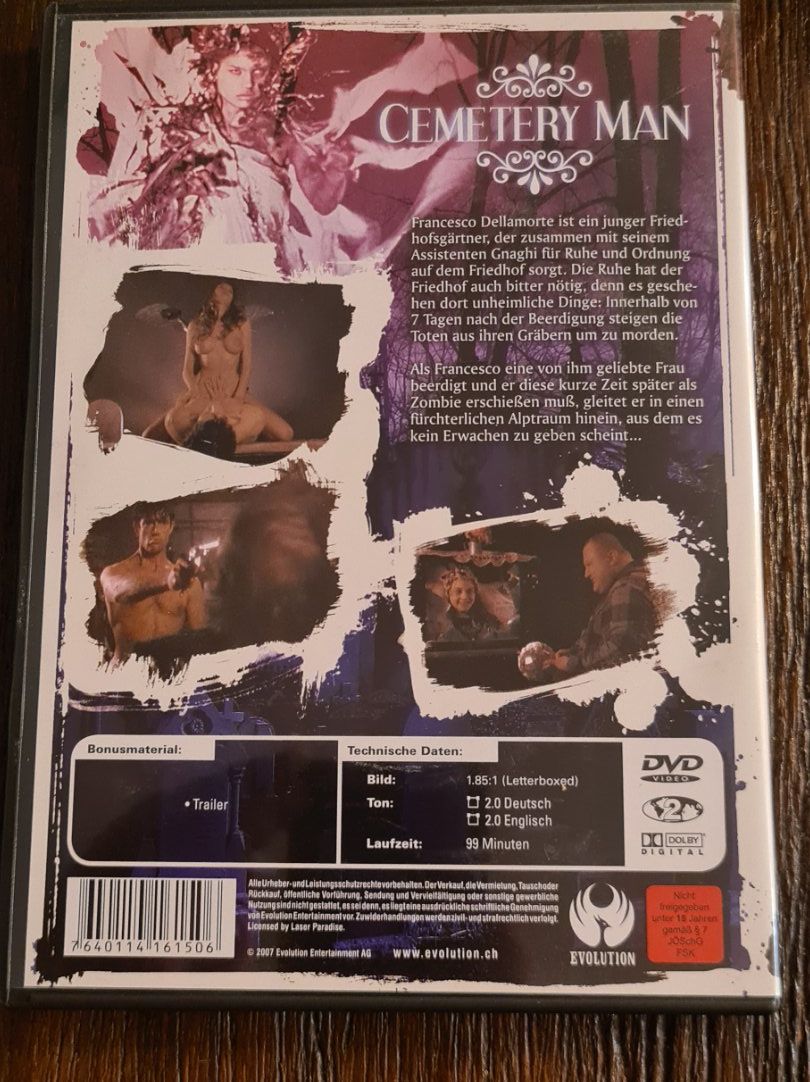 Tutti i DVDs: Cemetery Man (H) – Usato da Oberkirch LU venduto da ThE_CoLLecTor666 1