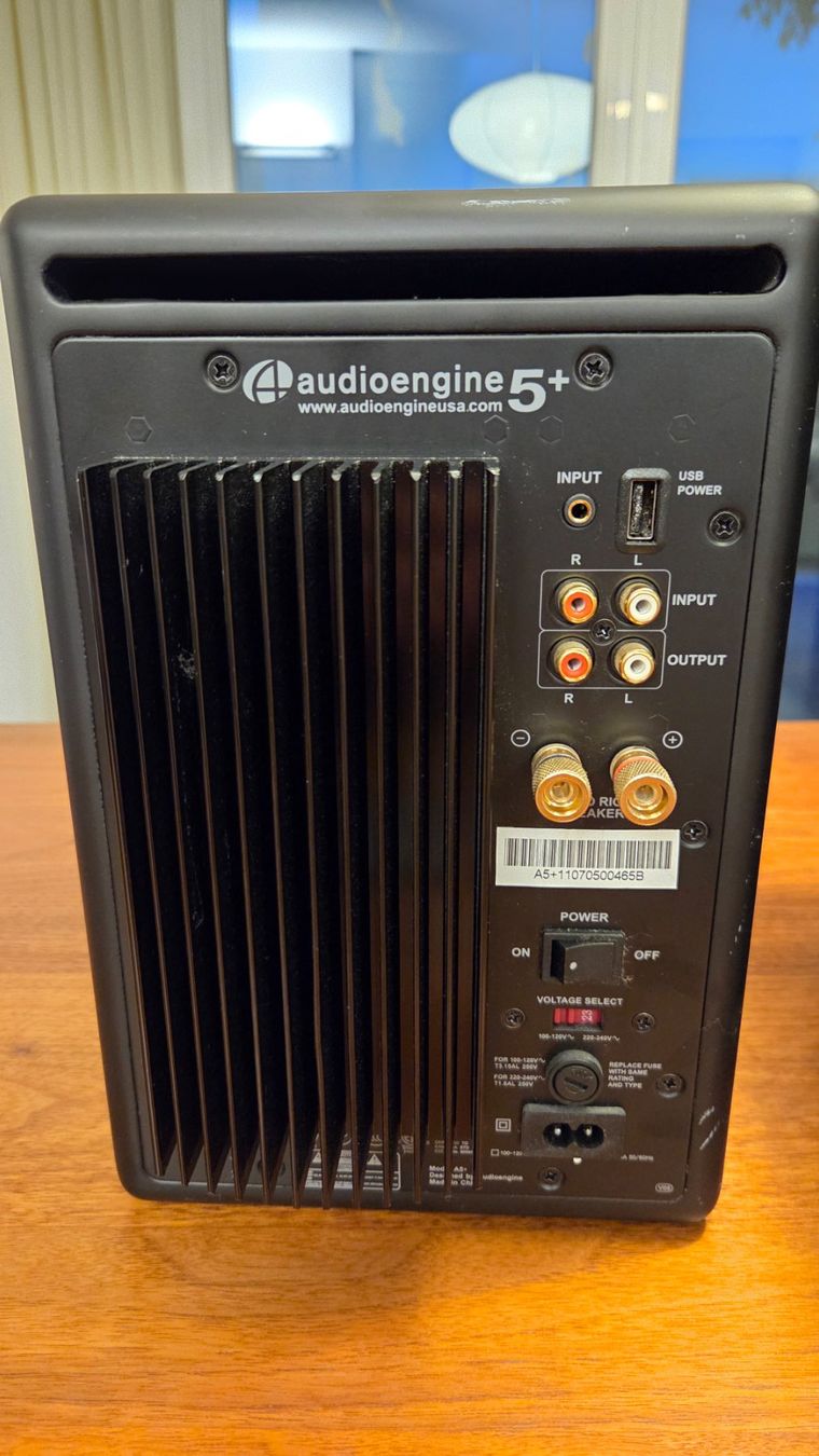Audioengine Casse acustiche: Audioengine A5+ Aktiv-Lautsprecher, schwarz - mit Remote – Difettoso da Wolfhausen venduto da tschaena 4
