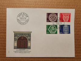 FDC Timbres-poste Ordinaires 1974