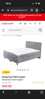 Box spring Bett 140x200