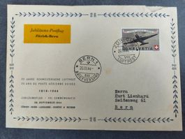 Flugbrief mit F40 - Ersttagstempel