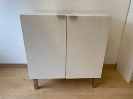 Waschbeckenunterschrank Lavabomöbel GETRYGGEN Ikea Hochglanz