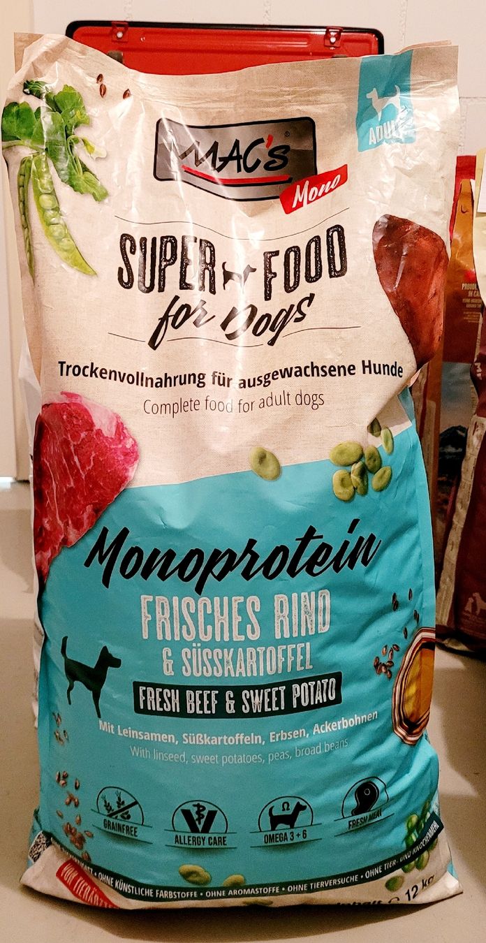 Mangimi: Hundefutter MAC'S Superfood Monoprotein Rind 12kg – Nuovo e nell'imballaggio originale da Kappel SO venduto da Matschi86