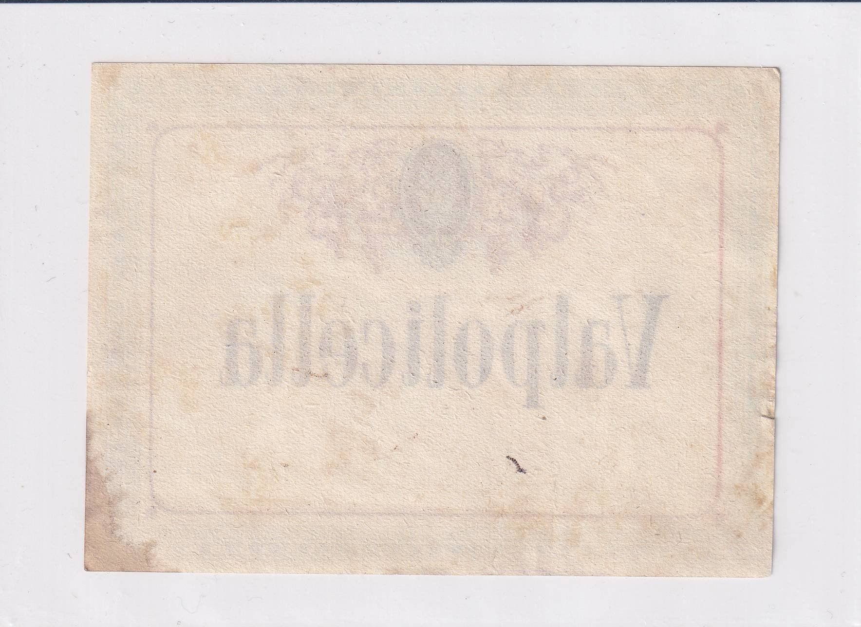 Carta: Etikette - Valpolicella /bd – Usato da Hombrechtikon venduto da Rudolf07 1