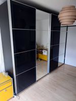 Kleiderschrank PAX mit Glas und Spiegel / XXL Ausstattung