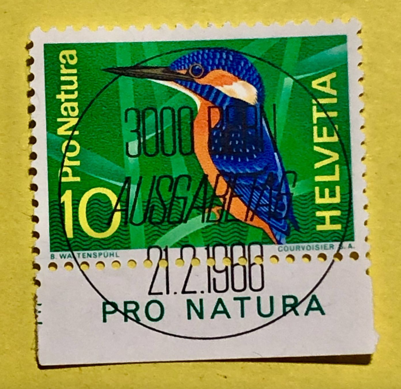 Alle Briefmarken: Nr.439 GESTEMPELT 1966  Bern    – Gebraucht aus Aarau von Billa007