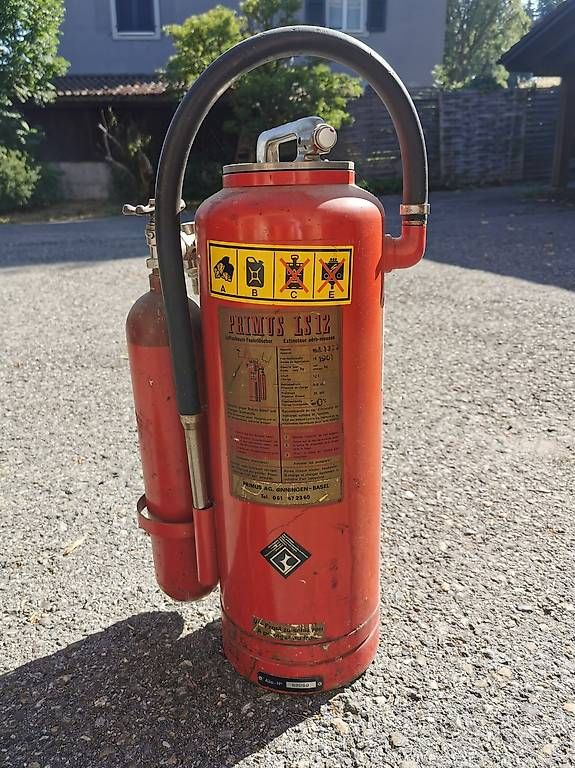 Estintori: Extincteur PRIMUS LS12 1961 Suisse  Objet de collection – Usato da La Chaux-de-Fonds venduto da Samourai1981