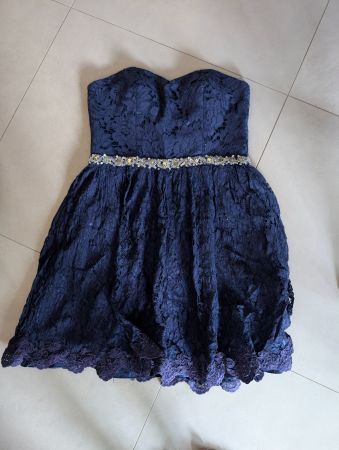 Laona - Robe bustier bleu marine