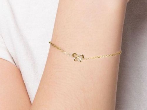 Bracciali & Braccialetti: Mädchen-Armband 375er Gelbgold – Nuovo e nell'imballaggio originale da Hemmental venduto da Royalgold 3