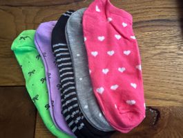 5 x Sneaker-Socken Einheitsgrösse 36-40