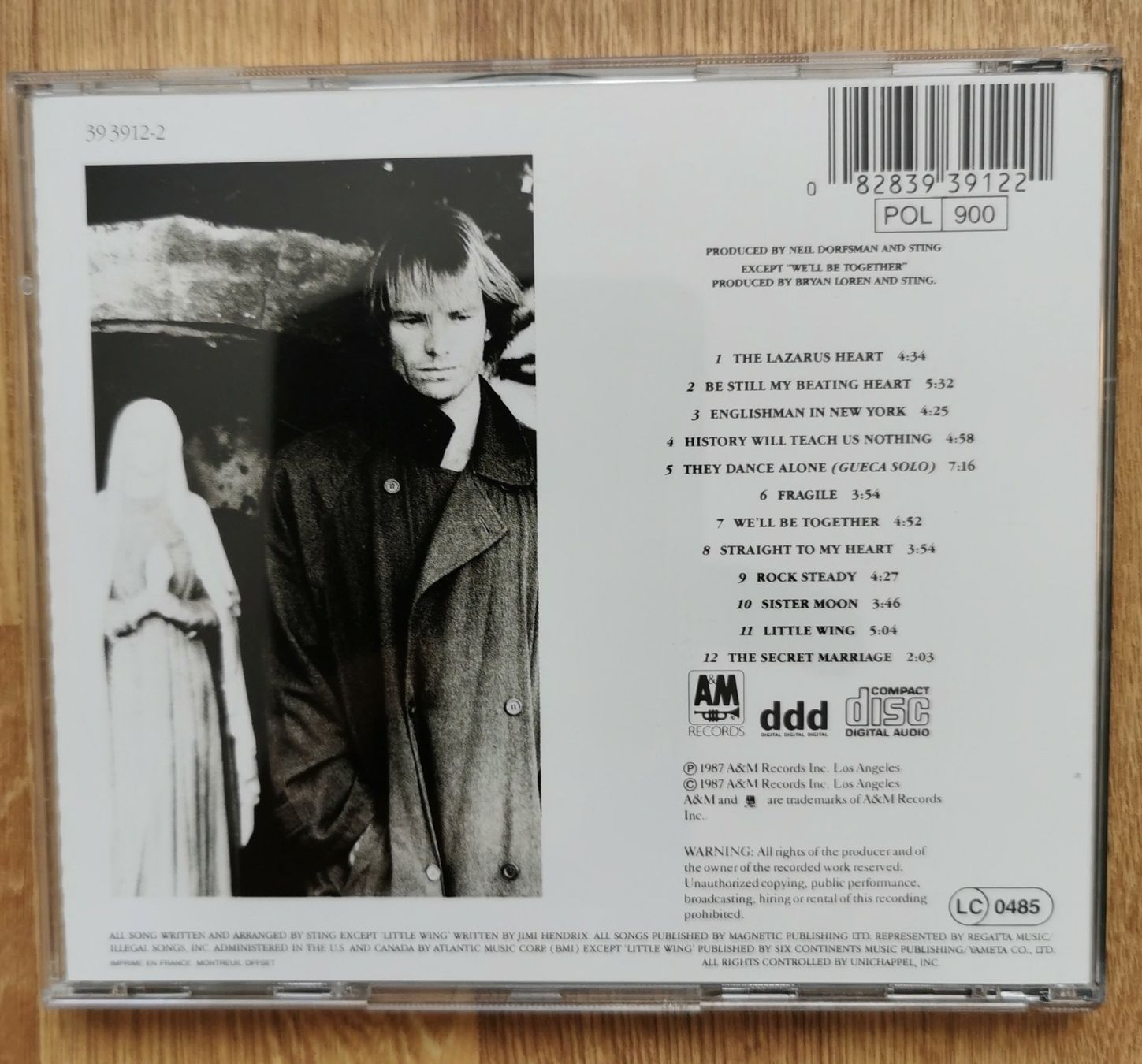 CDs: Sting  -  Nothing Like The Sun – Gebraucht aus Birsfelden von dsc_f8gx 1