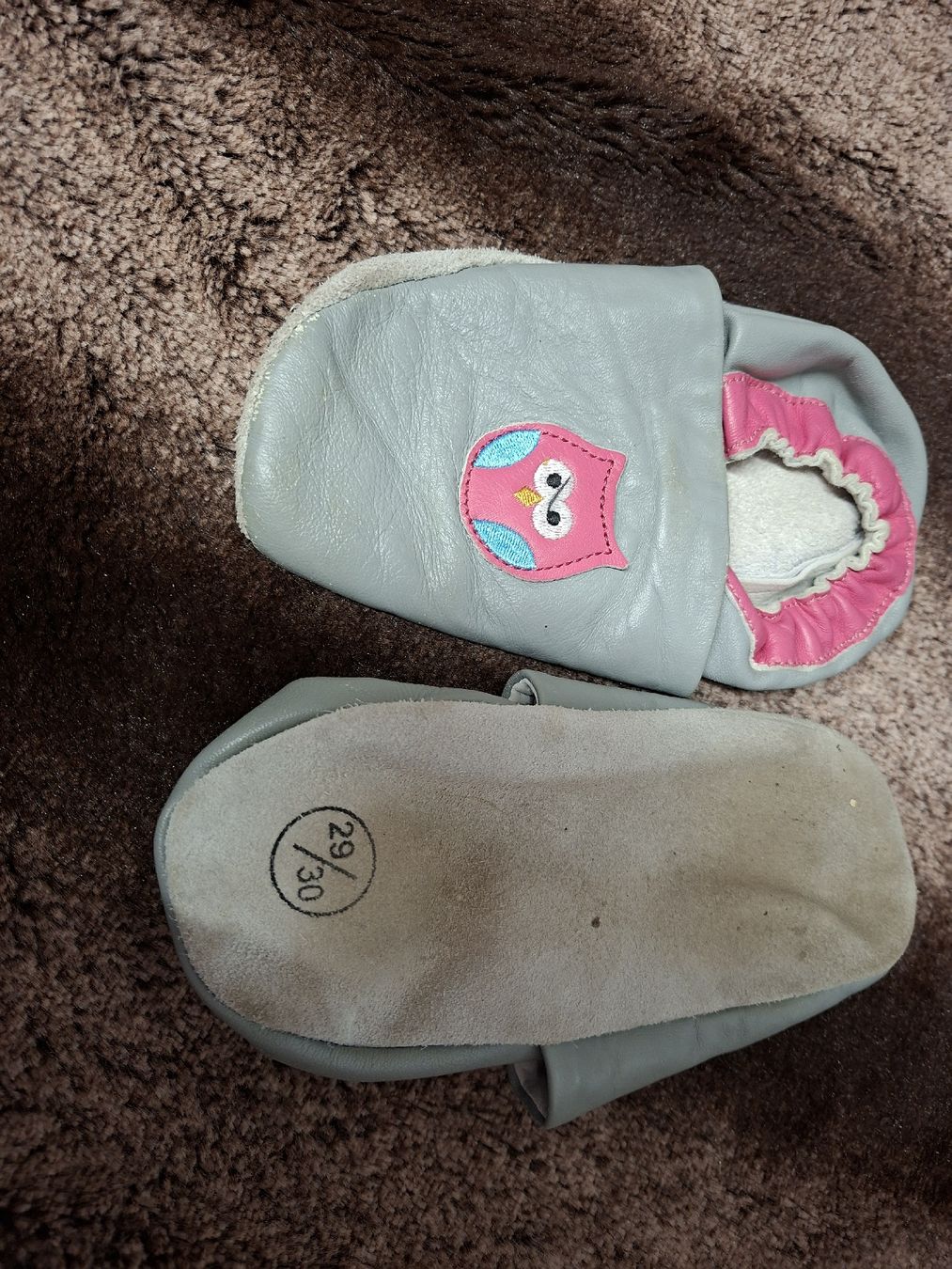 Scarpe per ragazze: Gr 29 Echt Lederfinken mit Eulenmotiv – Usato da Reiden venduto da eneiba