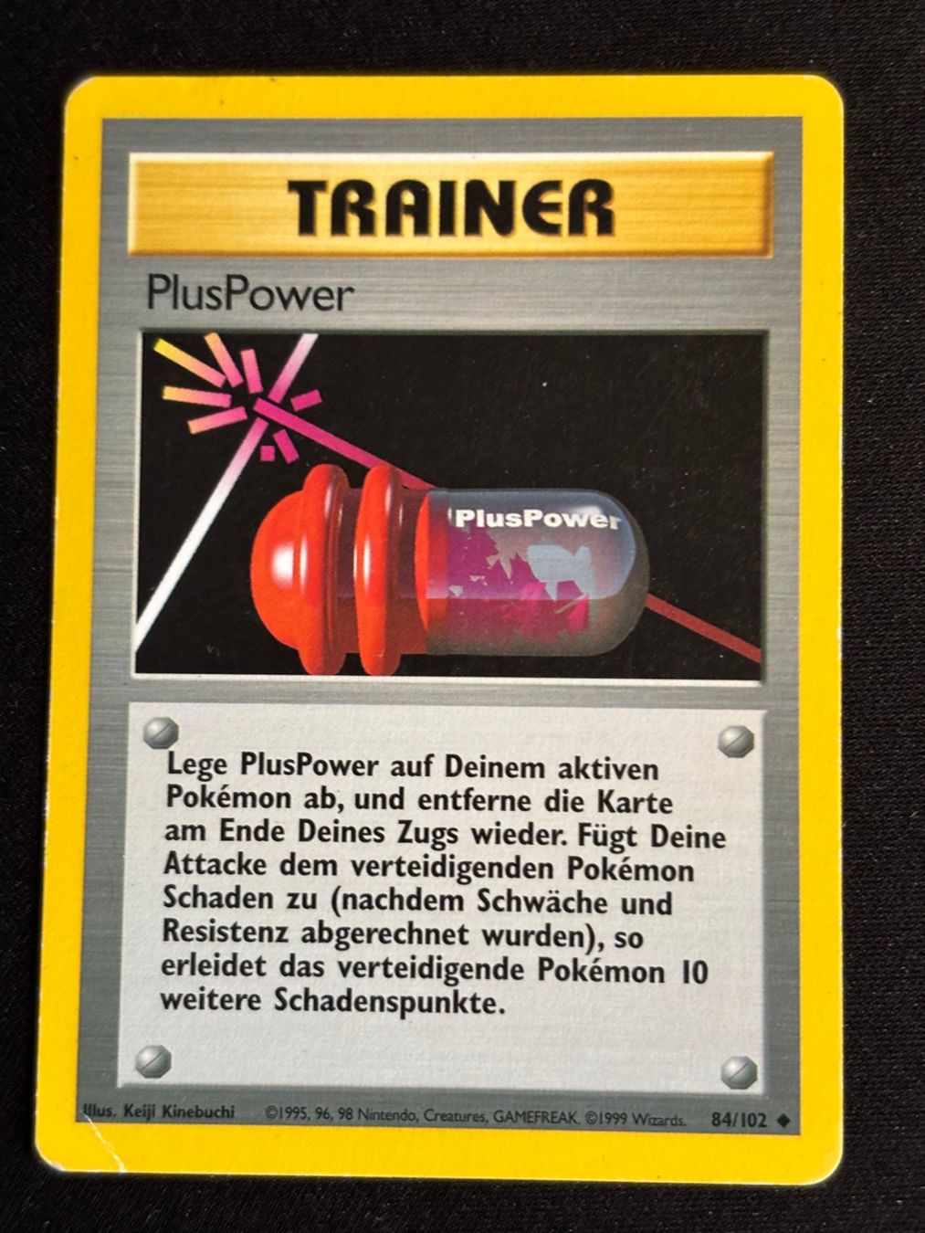 Pokémon Carte collezionabili: Pokemon PlusPower - Base set 84/102 - Deutsch – Usato da Bern venduto da Big_GS