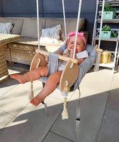 Babyschaukel grau