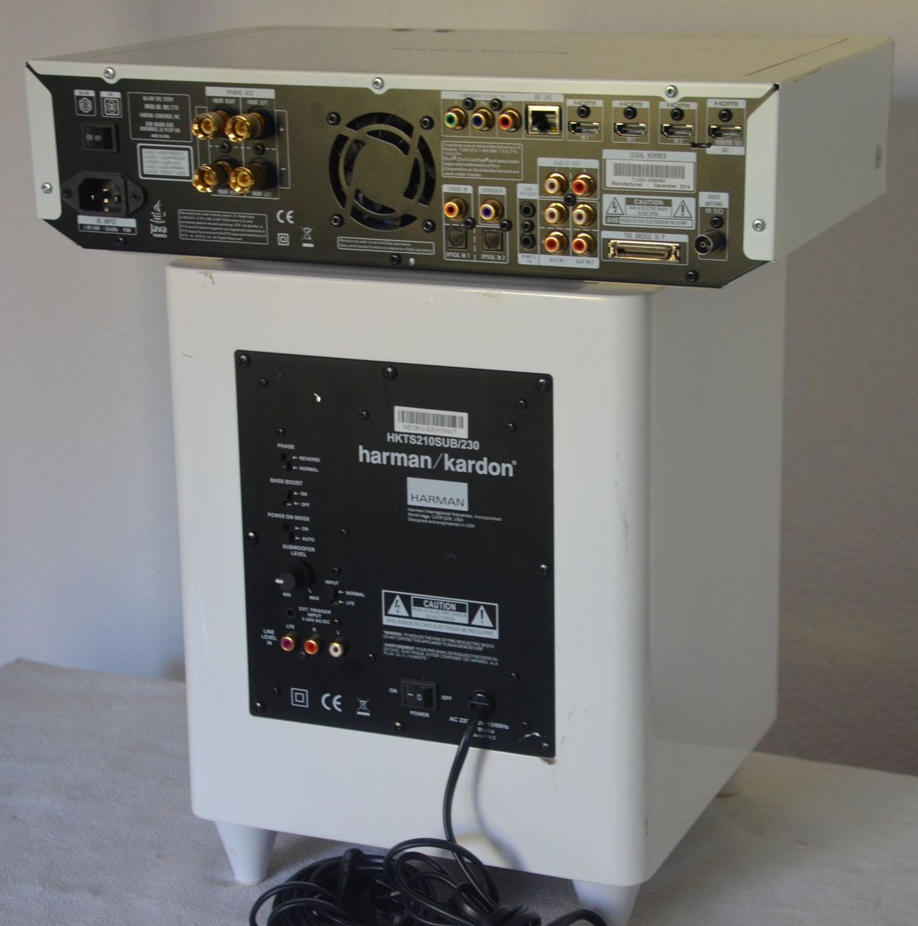 Harman-Kardon Home Cinema: Harman Kardon BDS-270 3D + HKTS 210 SUB 210SUB – Difettoso da Collonges venduto da arashee 4
