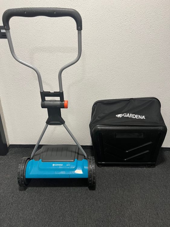 Gardena Comfort Spindelmäher 400C mit Gardena Grasfangkorb Kaufen auf