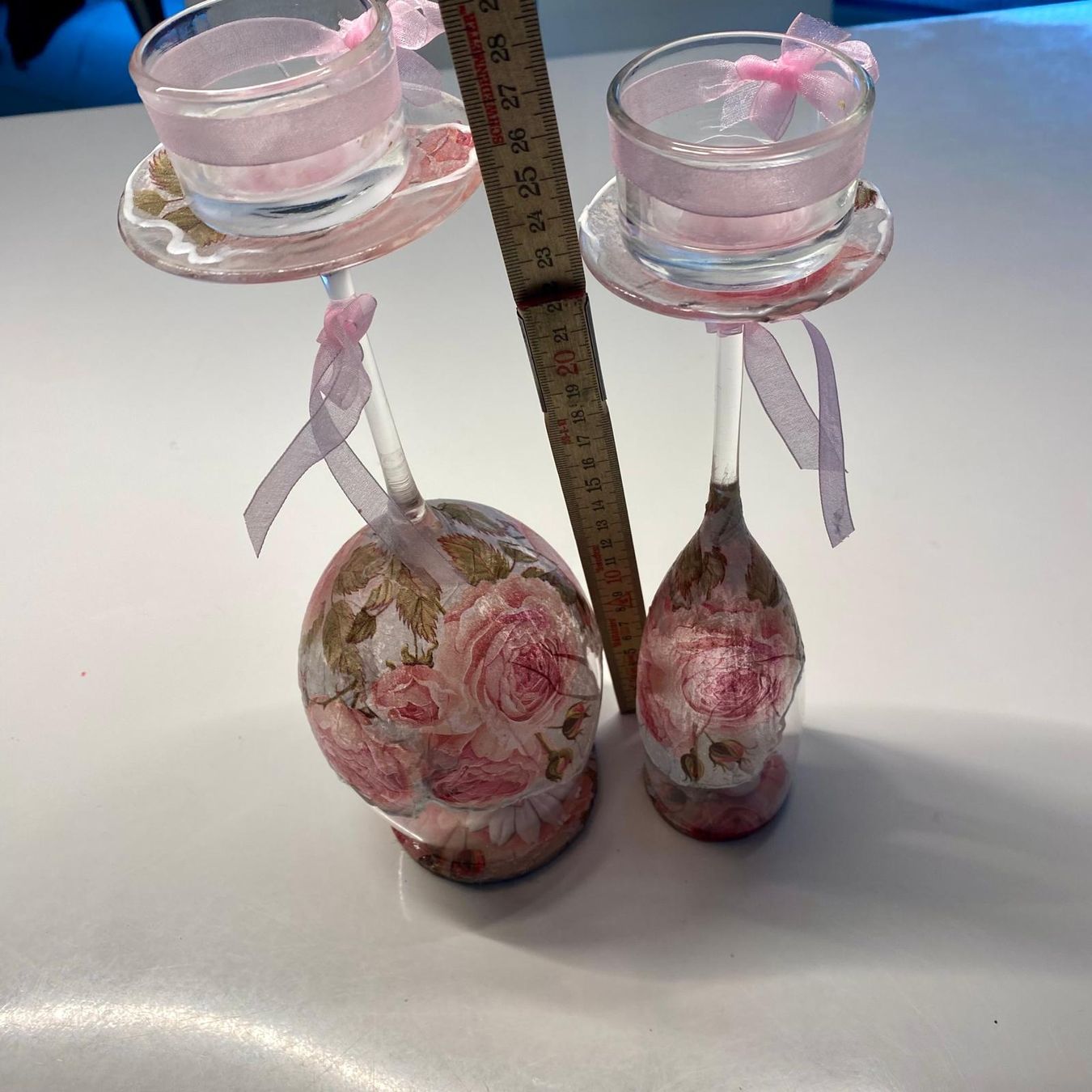 Tutte le decorazioni: Romantische Deko-Glas-Kerzenständer, 2er Set – Usato da Krauchthal venduto da SamsPuce 1