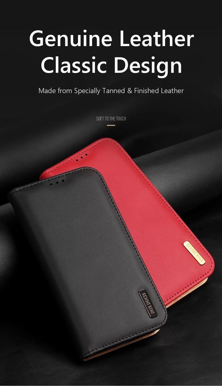 Covers & Schutzfolien: Dux Ducis iPhone 13 Pro Max Leder Case – Neu und originalverpackt aus Zürich von Store-247 4
