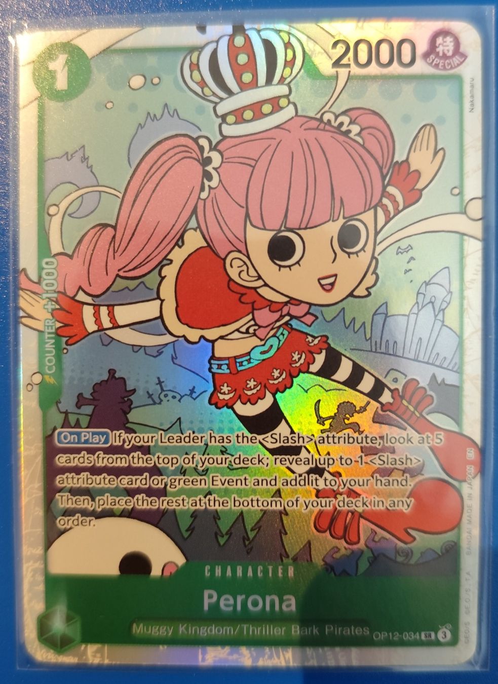 Bandai Carte collezionabili: One Piece TCG CARDS OP12-034 ENG – Nuovo (secondo la descrizione) da Weite venduto da OP_Collecto
