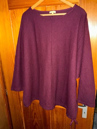 Tom Tailor Shirt, Gr. 54, Weinrot