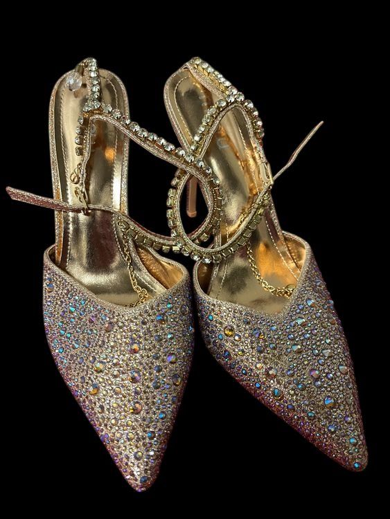 Scarpe da donna: Mega hübsche Pumps, Gr. 41, glitzer – Usato da Zug venduto da SwissLegoShop