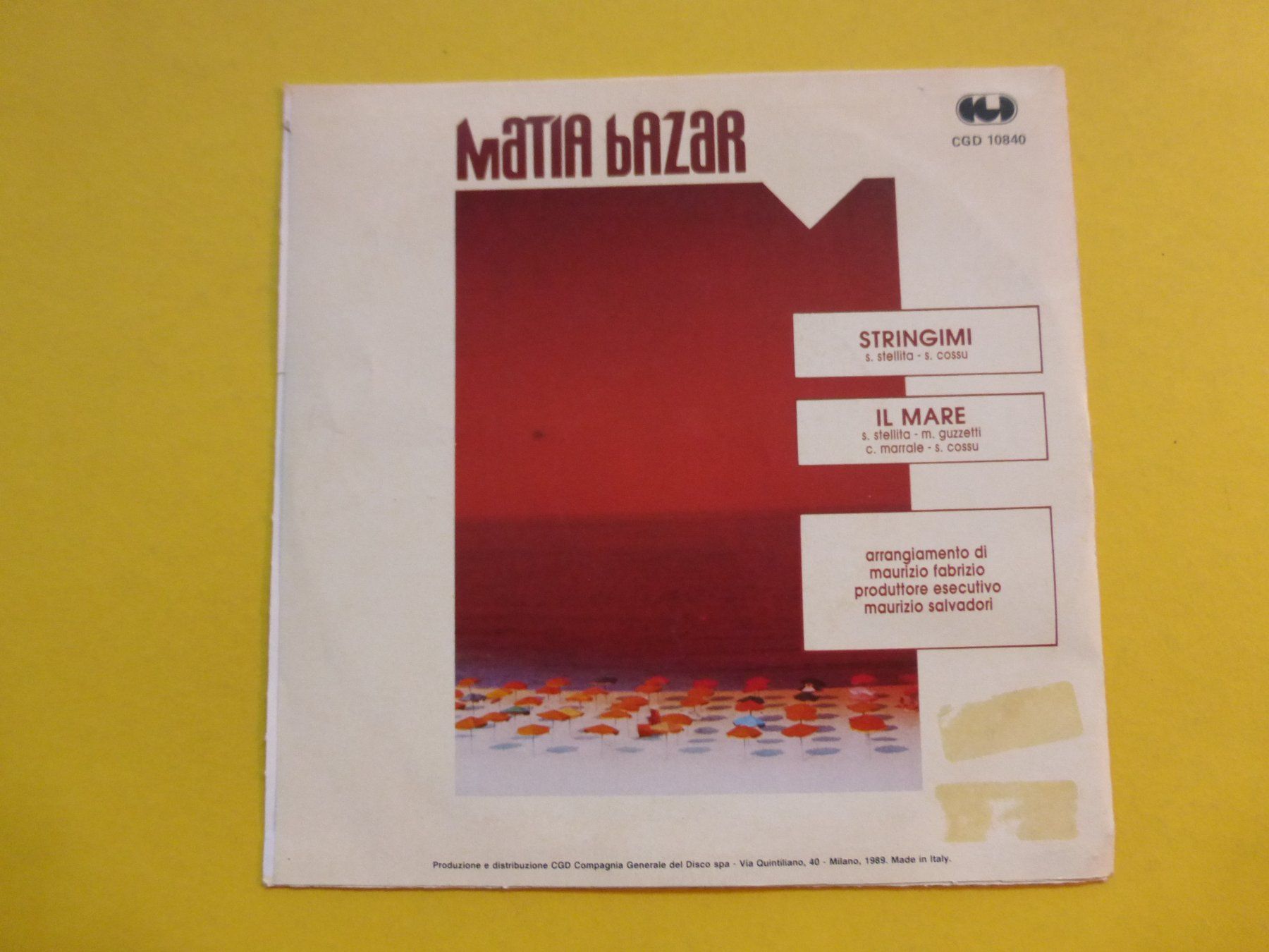 Dischi in vinile: Matia Bazar – Stringimi – Usato da Zürich venduto da Swiss57 1