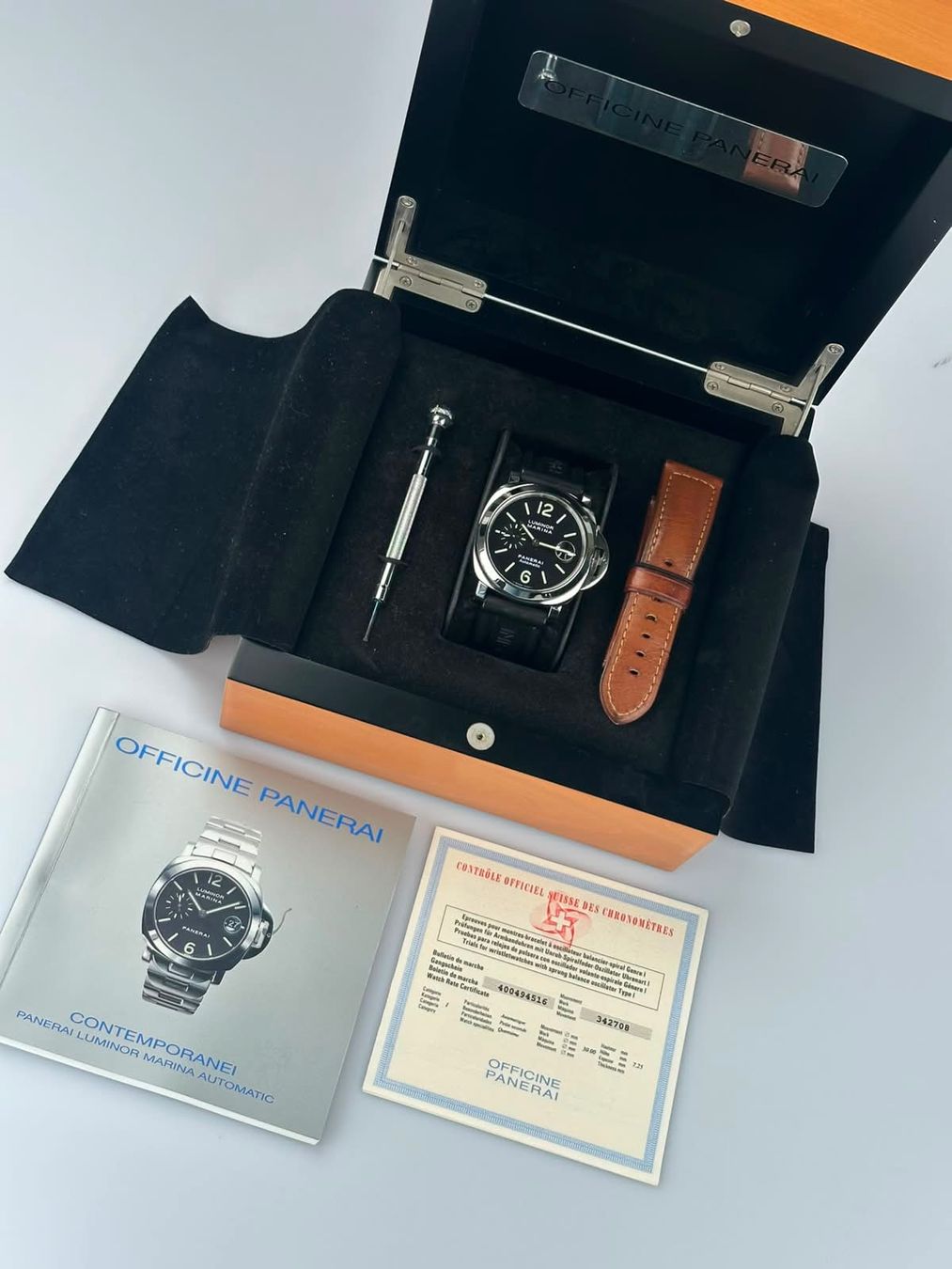 Panerai Orologi: Panerai Luminor Marina Ref. PAM00104 44mm – Usato da St. Gallen venduto da TrokulWatches