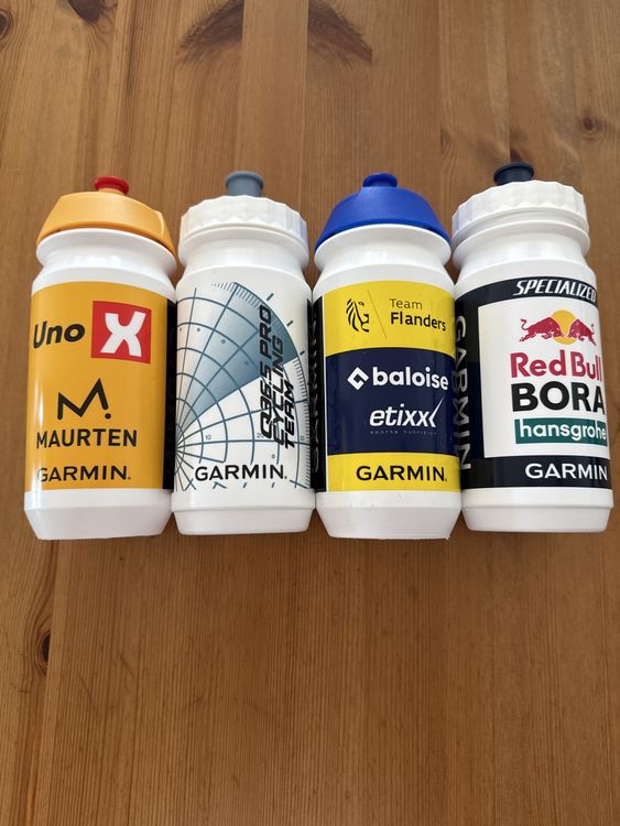 4 Trinkflaschen Velo Rennrad Teams Garmin | Kaufen auf Ricardo