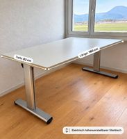 Elektrisch höhenverstellbarer Bürotisch 180 × 82 cm