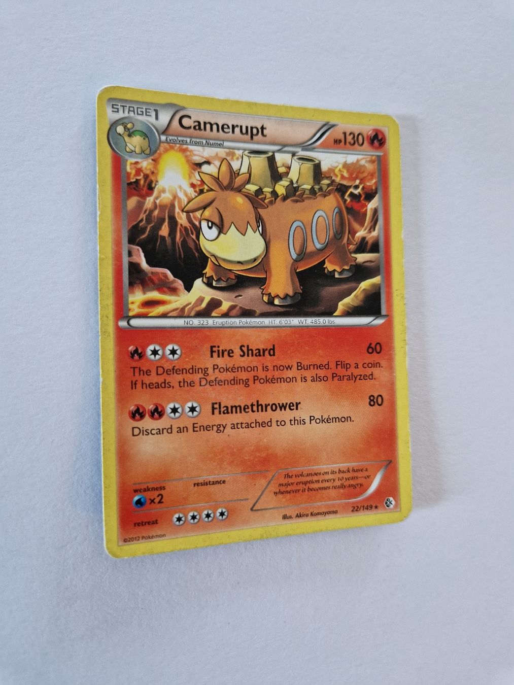 Pokémon Carte collezionabili: Camerupt - Boundaries Crossed - EN - Ab 1 – Usato da Romont FR venduto da raj_sjv9 1