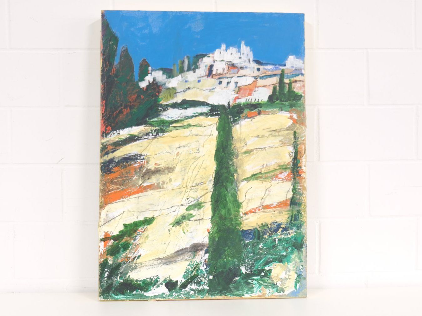 Gemälde: Impressionistisches Landschaftsbild – Gebraucht aus Volketswil von brockipfannenstil