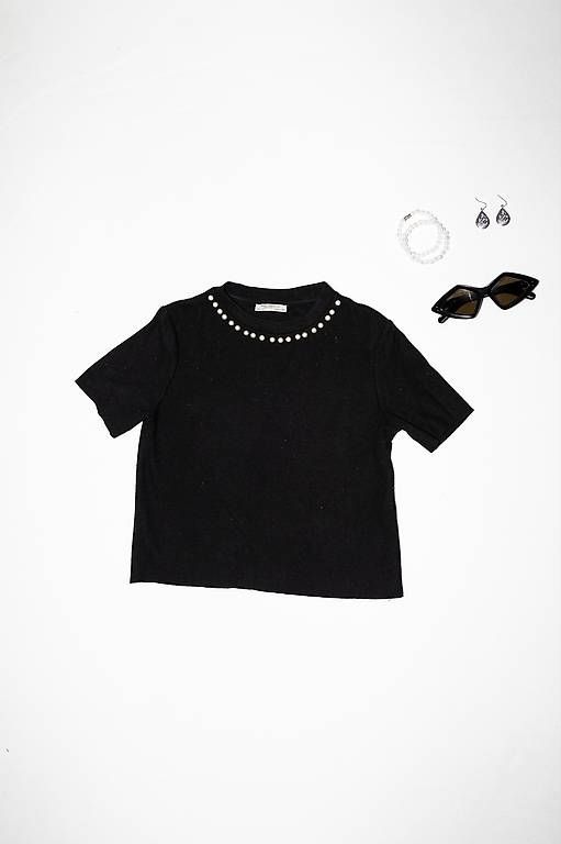 Tops: Elegantes Schwarzes Top – Gebraucht aus Dübendorf von Leona.R