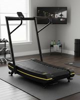 Laufband faltbar schwarz gelb neuwertig mit Display