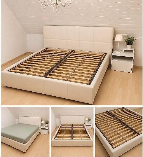 Betten: Modernes Polsterbett 180x200 cm – Gebraucht aus Olsberg von chr_v9r2