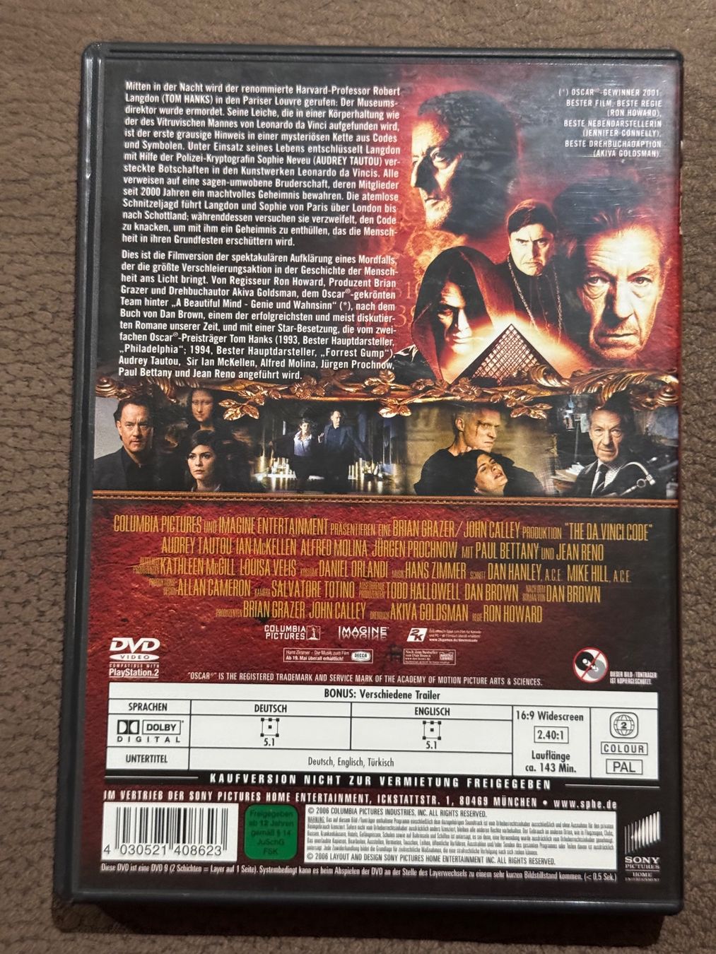 Alle DVDs: The Da Vinci Code - Sakrileg – Gebraucht aus Dietikon von MuNathy 2