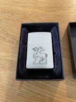 Zippo Feuerzeug Zentaur Motiv silberfarben mit Etui