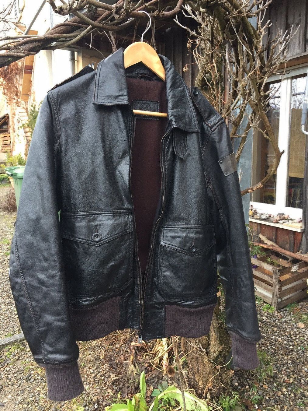 Strellson Jacken: Original Strellson Lederjacke – Gebraucht aus Winterthur von Fengler