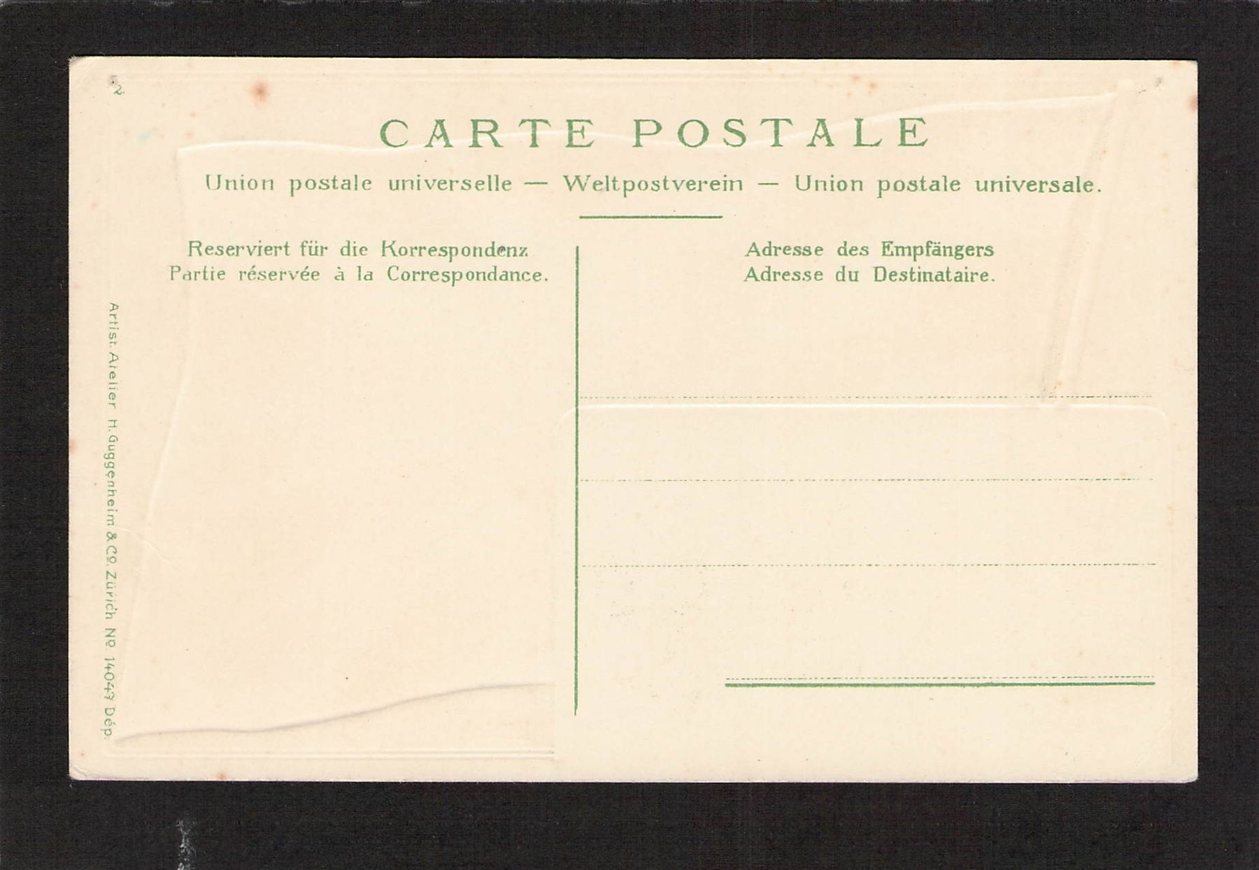 Cartoline postali: Prägekarte  Solothurn , Solothurn – Usato da Reichenburg venduto da Pipo-67 1