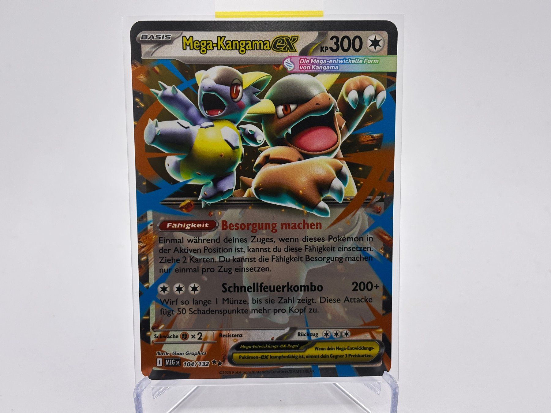 Pokémon Carte collezionabili: Mega-Entwicklung - Mega Kangama ex  (MEG 104) - DE – Nuovo (secondo la descrizione) da Allschwil venduto da Bullach