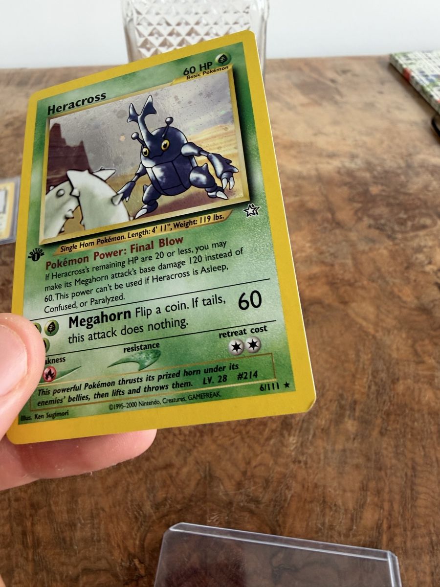 Pokémon Cartes à collectionner:  Heracross 1st edition holo – Neuf (Voir description) à Zürich par hip_hg6b 3