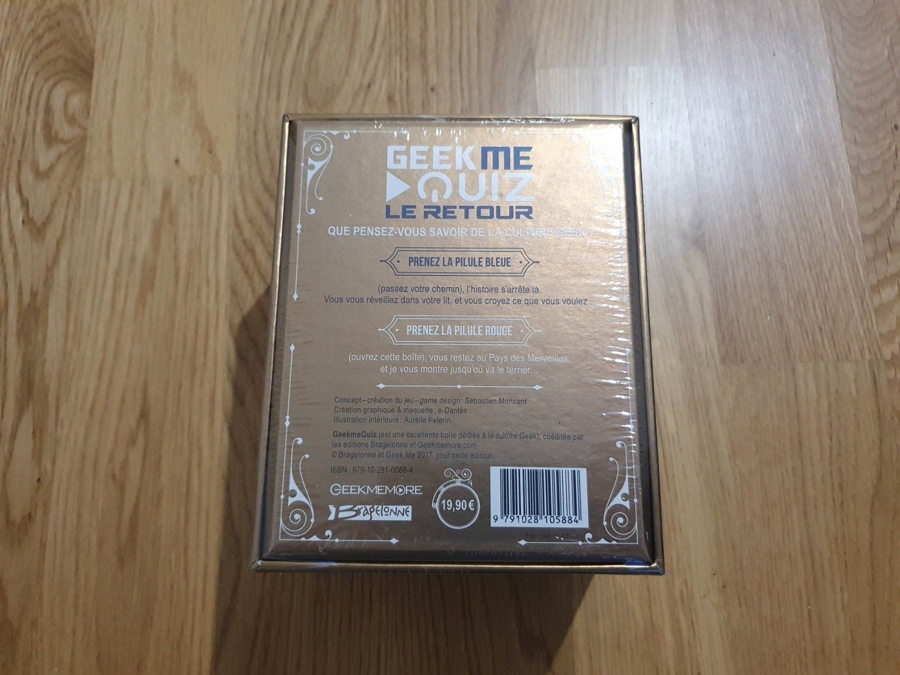 Spiele: GeekMe Quiz - Le Retour – Neu und originalverpackt aus Puidoux von Svreber 1
