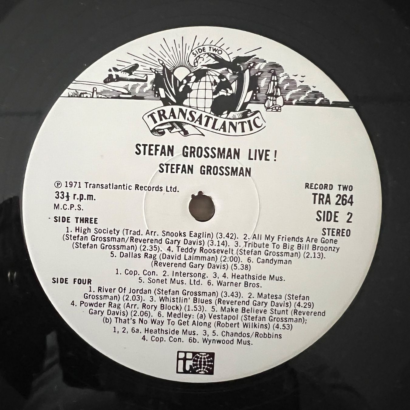 Dischi in vinile: Stefan Grossman - Live / 2 LP - 1. UK-Press. 1973 – Usato da Gais venduto da soundcave57 4