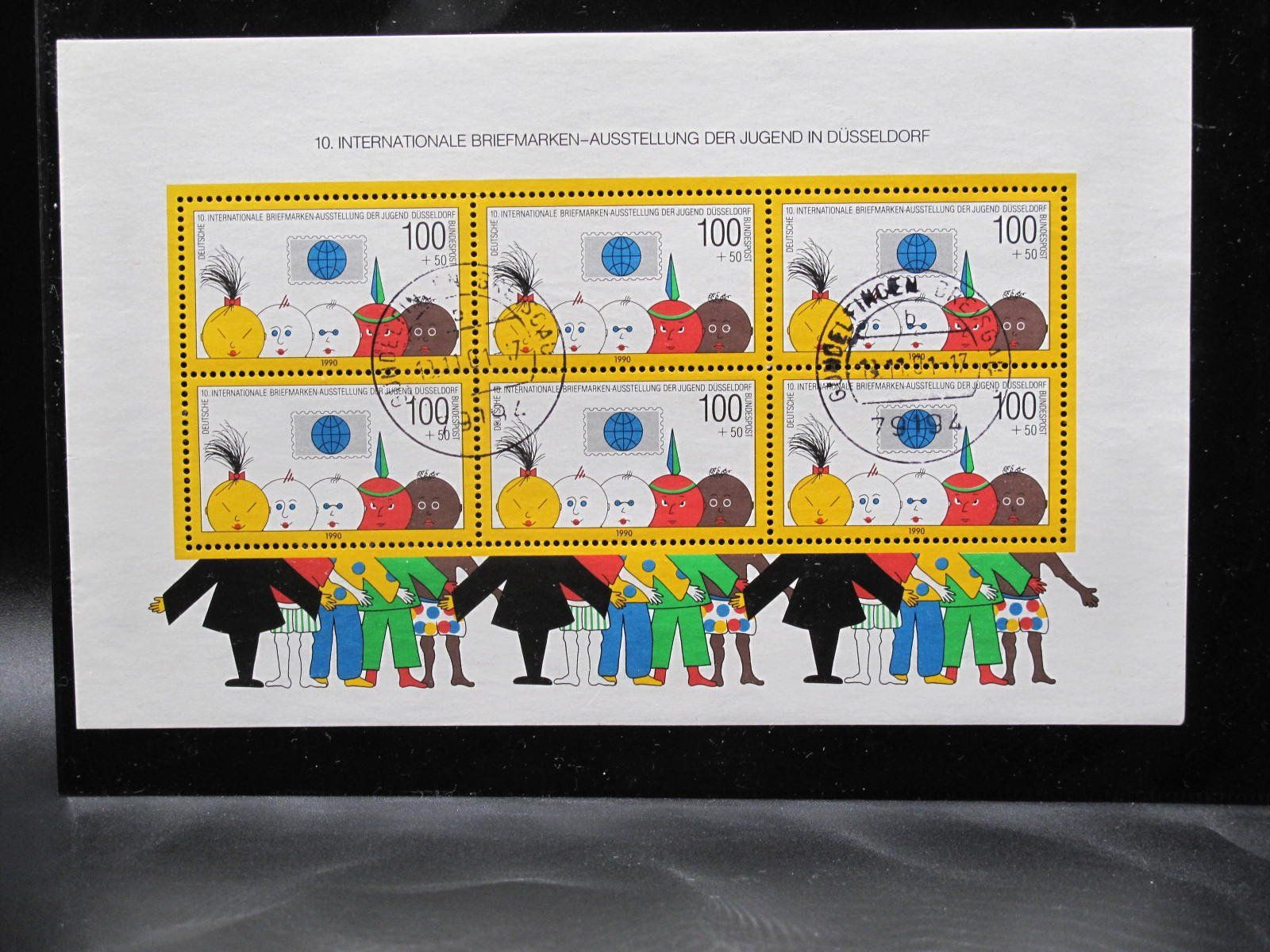 Tutti i francobolli: BRD 1990 Briefmarkenausstellung Bock 20 gest – Usato da Wil SG venduto da fva01