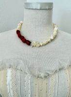 Collana madreperla e corallo