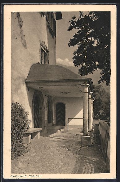 Cartoline postali: AK Rebstein, Blick auf die Klosterpforte – Usato da Berlin venduto da bartko-reher