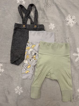 3 Baby Hosen, Größe 50/56